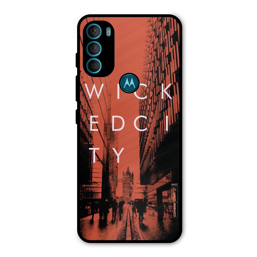 Wicked City Metal Back Case for Moto G71 5G