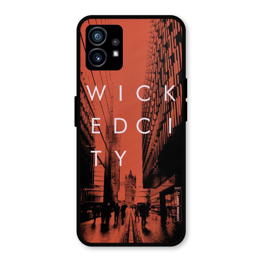 Wicked City Metal Back Case for Nothing Phone 1