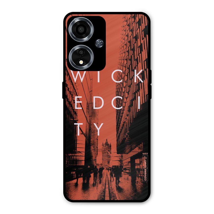 Wicked City Metal Back Case for Oppo A59