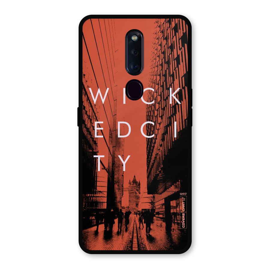 Wicked City Metal Back Case for Oppo F11 Pro