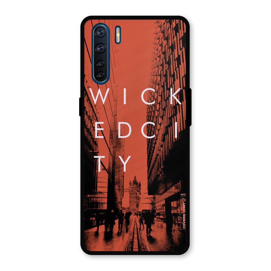 Wicked City Metal Back Case for Oppo F15