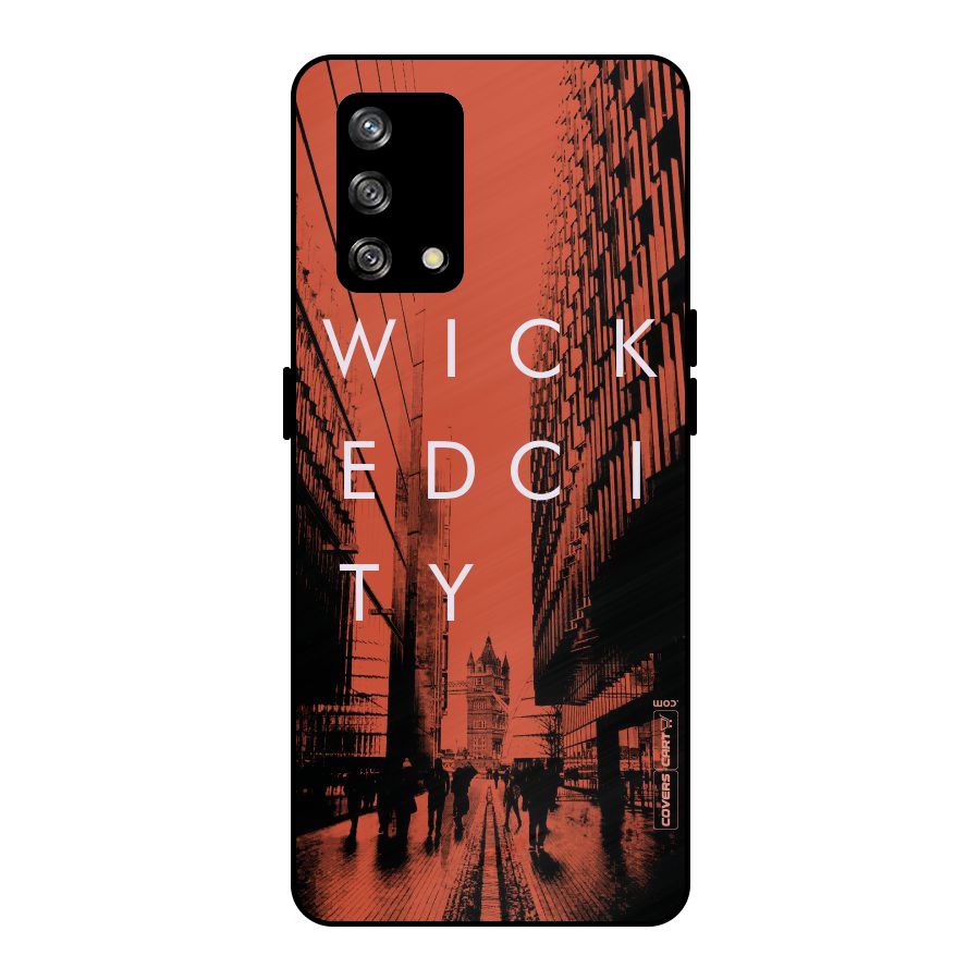 Wicked City Metal Back Case for Oppo F19