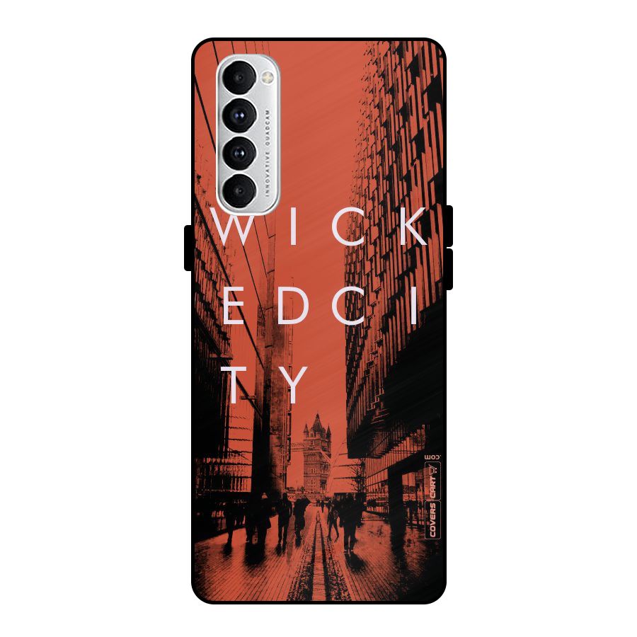 Wicked City Metal Back Case for Oppo Reno4 Pro
