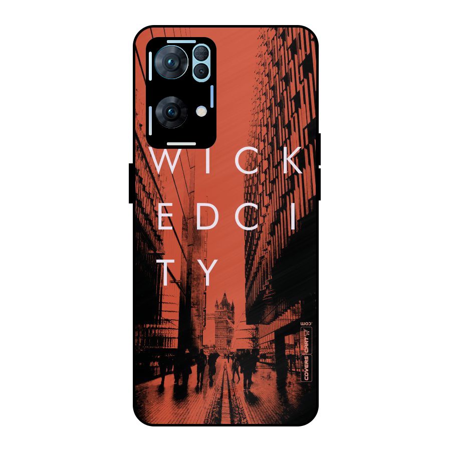 Wicked City Metal Back Case for Oppo Reno7 Pro 5G