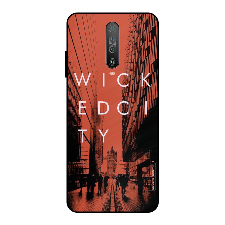 Wicked City Metal Back Case for Poco X2