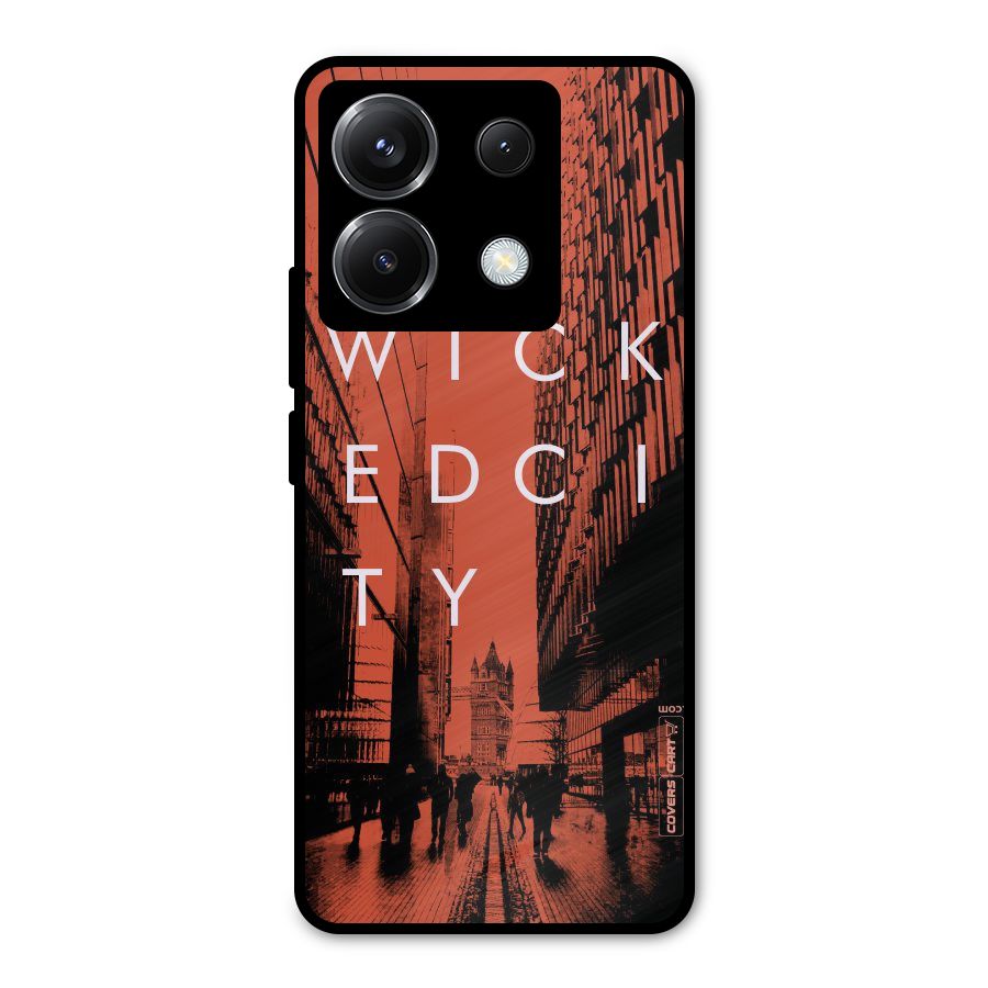 Wicked City Metal Back Case for Poco X6