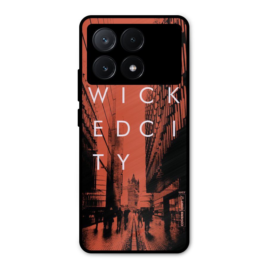 Wicked City Metal Back Case for Poco X6 Pro