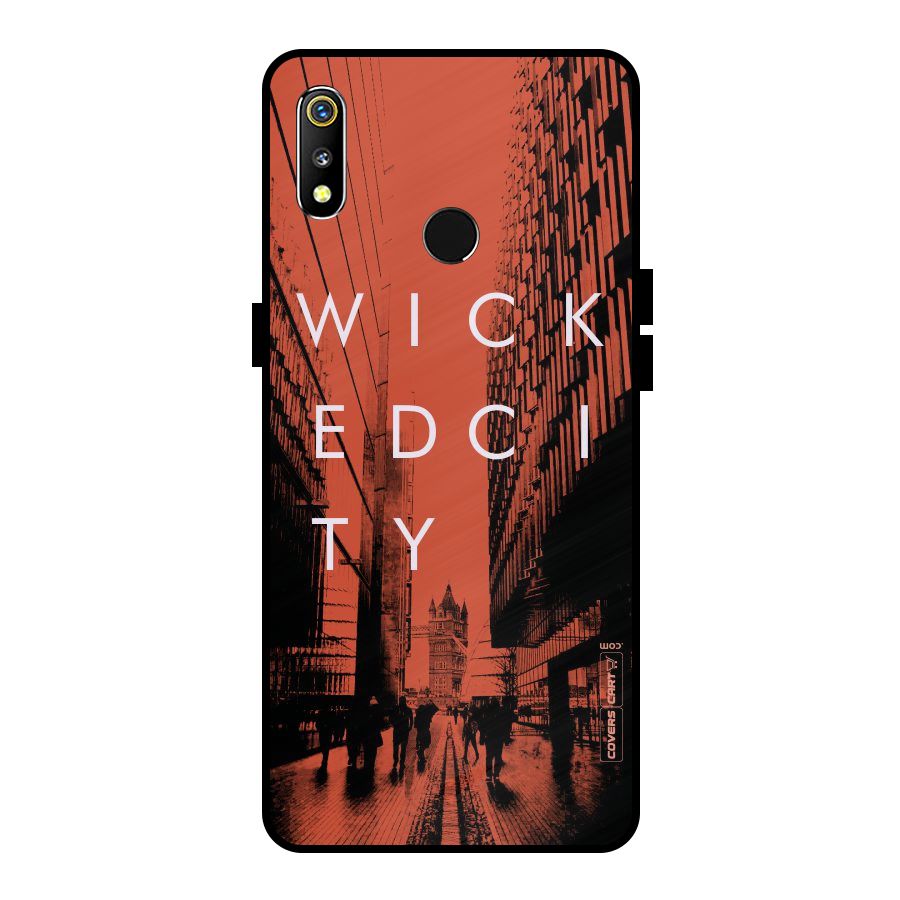Wicked City Metal Back Case for Realme 3i