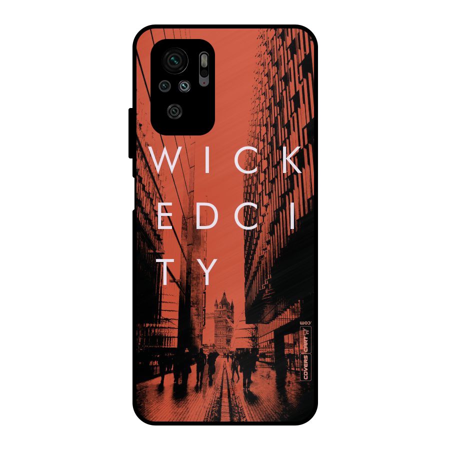 Wicked City Metal Back Case for Redmi Note 10S