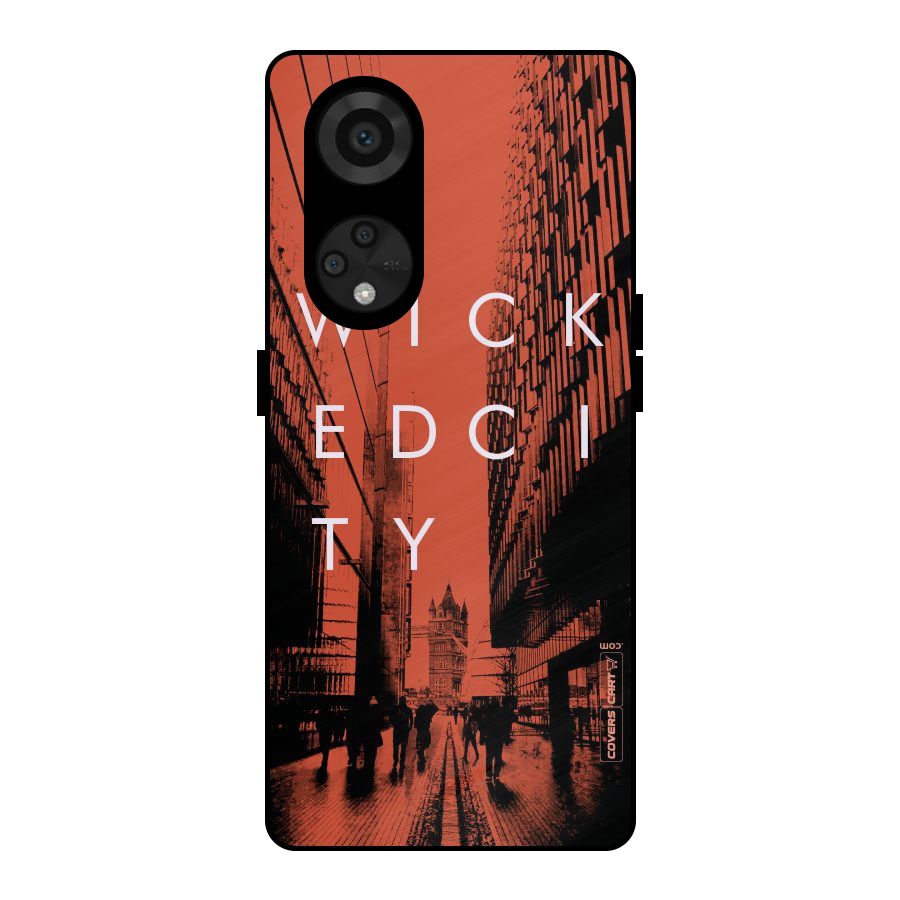 Wicked City Metal Back Case for Reno8 T 5G