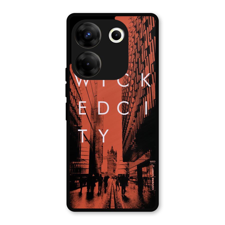 Wicked City Metal Back Case for Tecno Camon 20