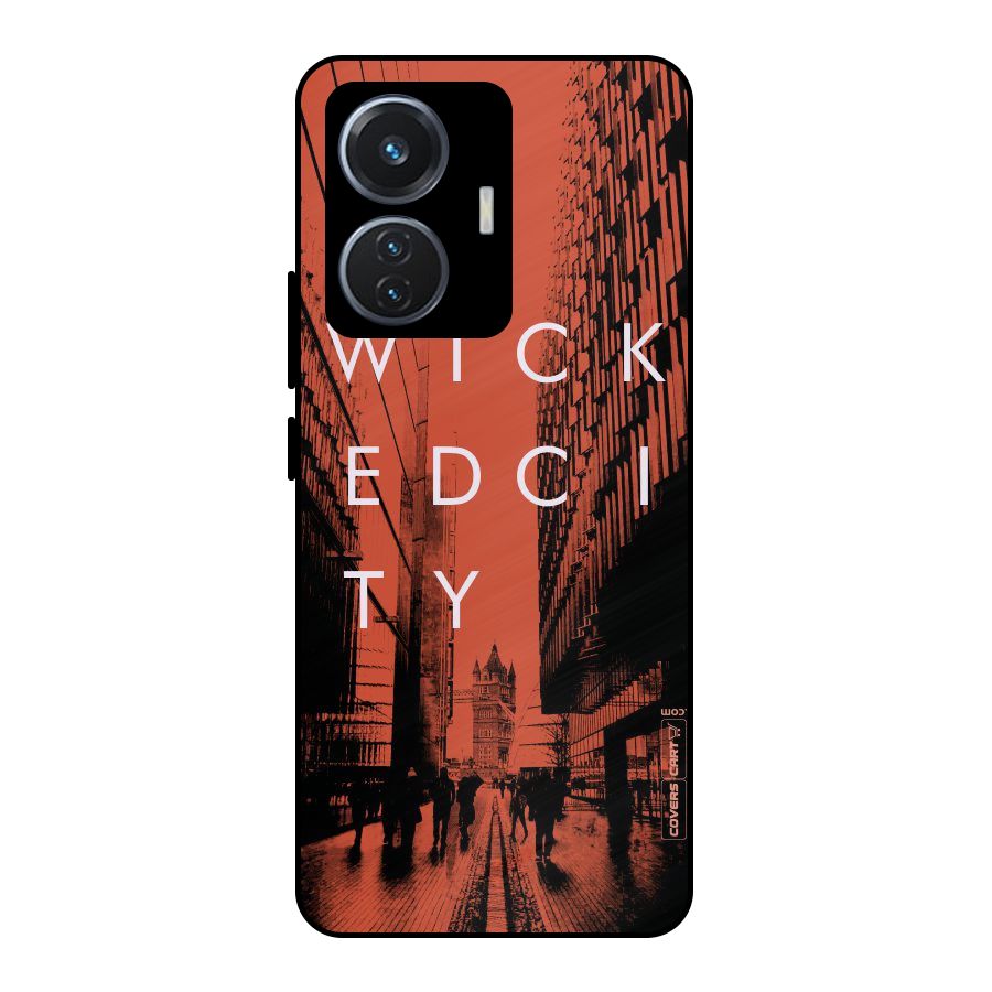 Wicked City Metal Back Case for Vivo T1 44W