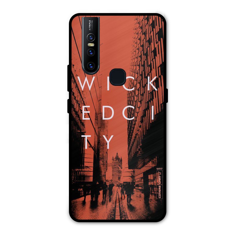 Wicked City Metal Back Case for Vivo V15