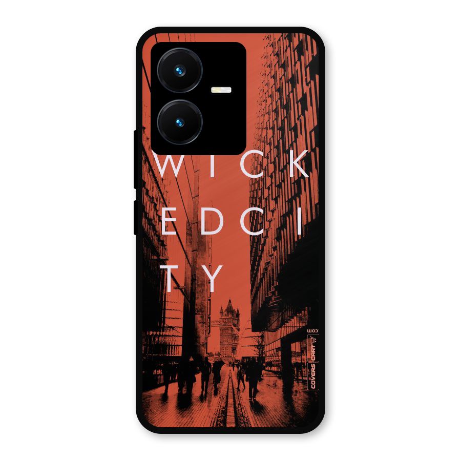 Wicked City Metal Back Case for Vivo Y22