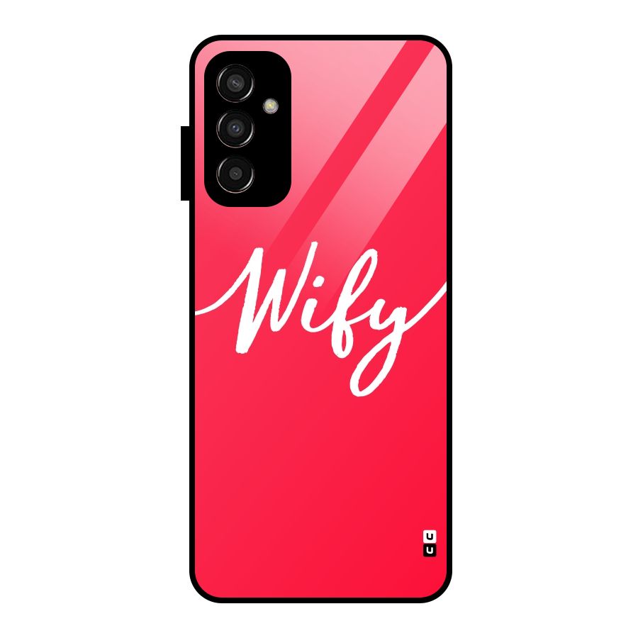 Wify Glass Back Case for Galaxy F13