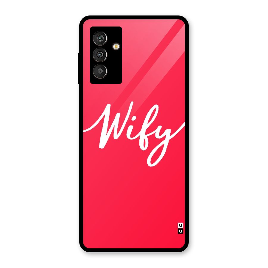 Wify Glass Back Case for Galaxy M13