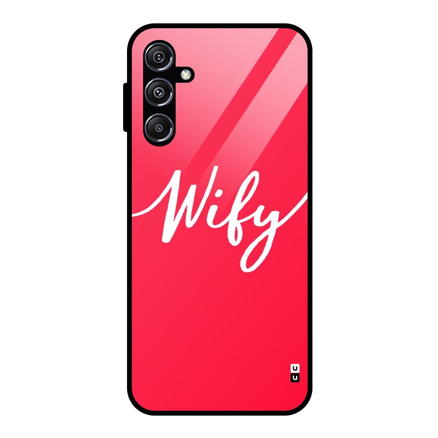 Wify Glass Back Case for Galaxy M34 5G