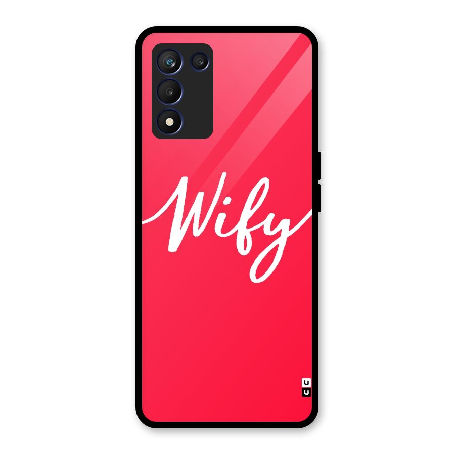 Wify Glass Back Case for Realme 9 5G Speed