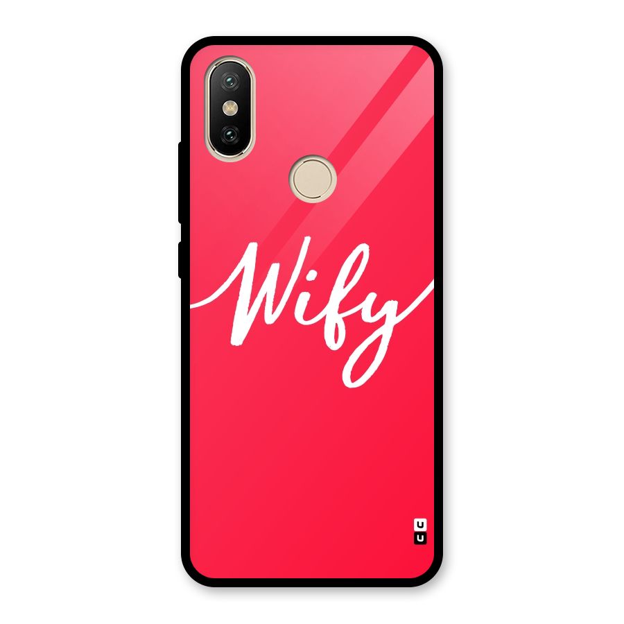 Wify Glass Back Case for Redmi A2