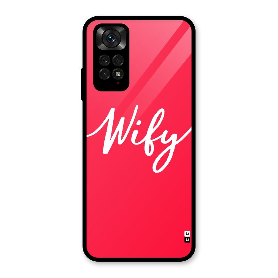 Wify Glass Back Case for Redmi Note 11S