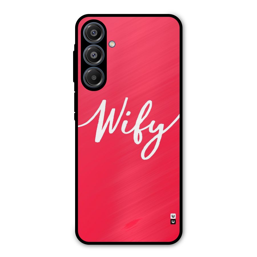 Wify Metal Back Case for Galaxy A16 5G