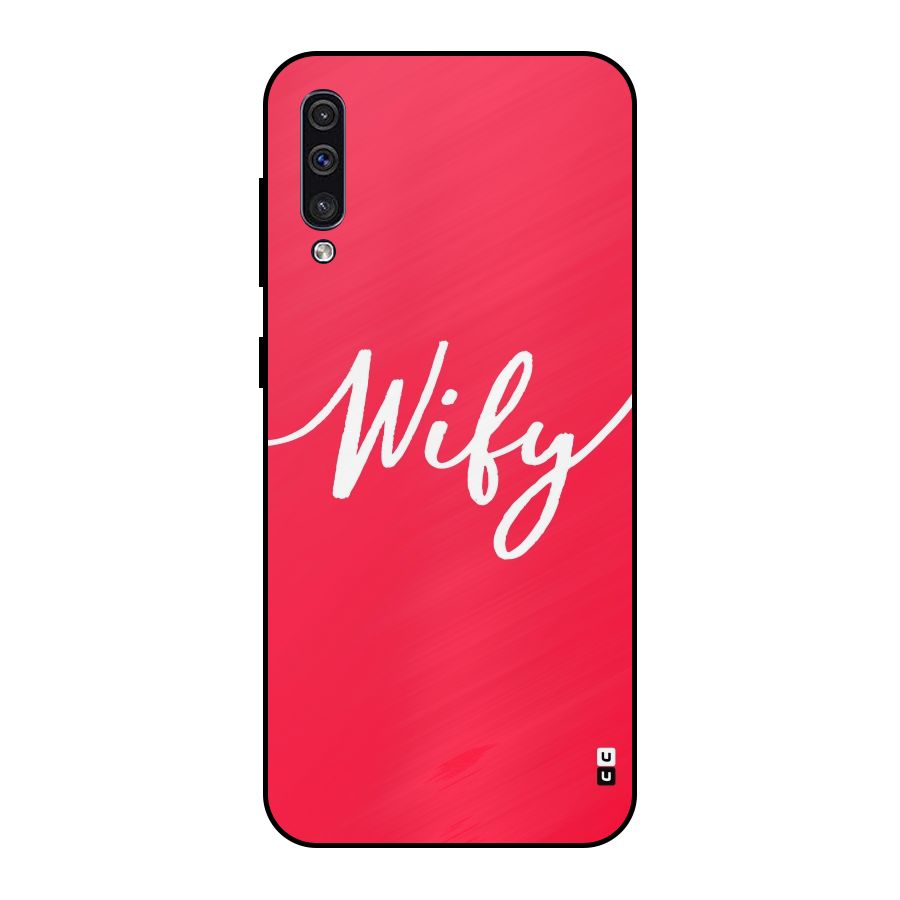 Wify Metal Back Case for Galaxy A30s