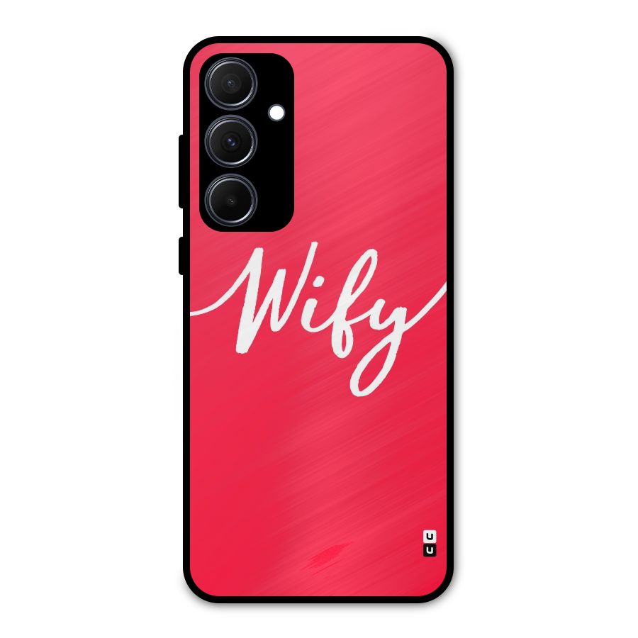 Wify Metal Back Case for Galaxy A35