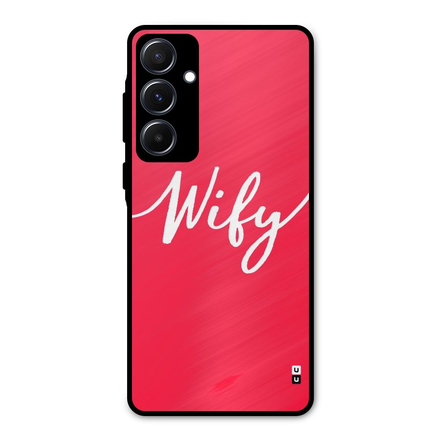 Wify Metal Back Case for Galaxy A55