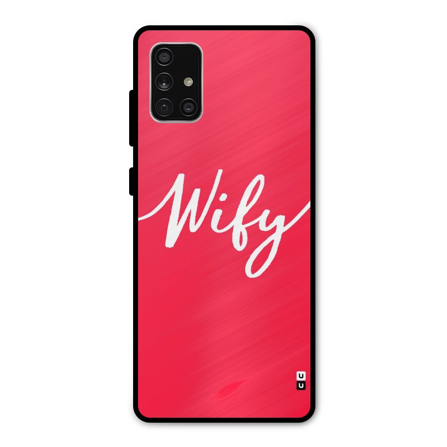 Wify Metal Back Case for Galaxy A71