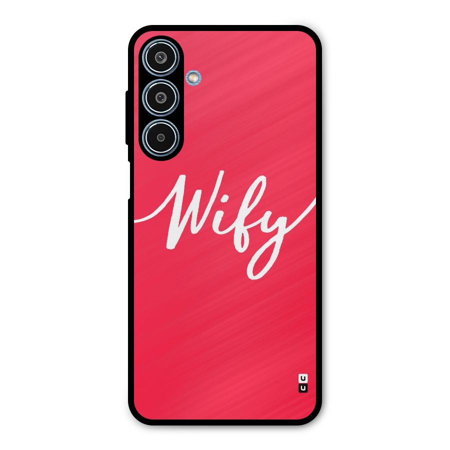 Wify Metal Back Case for Galaxy M35