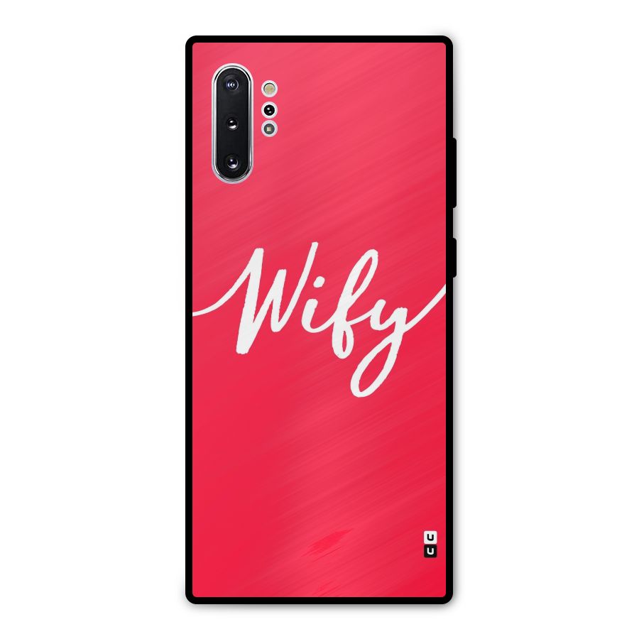 Wify Metal Back Case for Galaxy Note 10 Plus