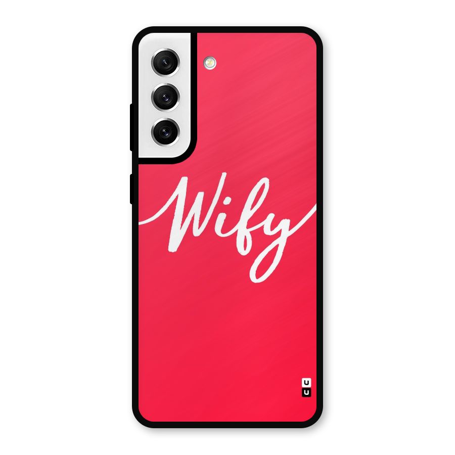 Wify Metal Back Case for Galaxy S21 FE 5G