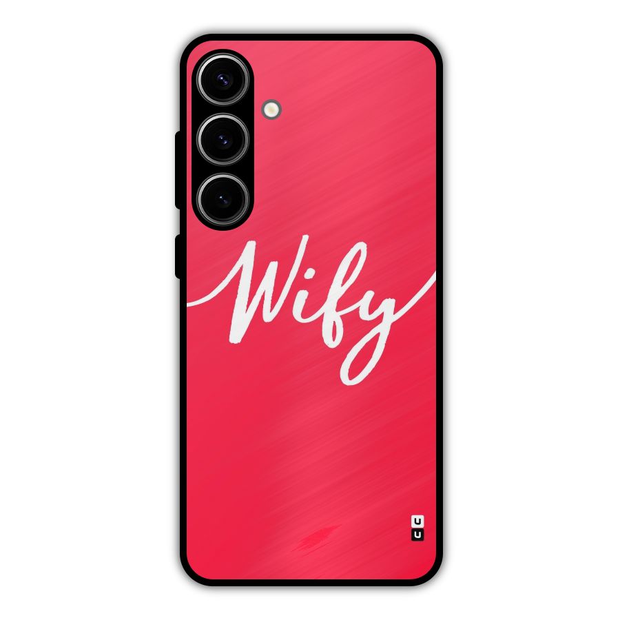 Wify Metal Back Case for Galaxy S24 Plus