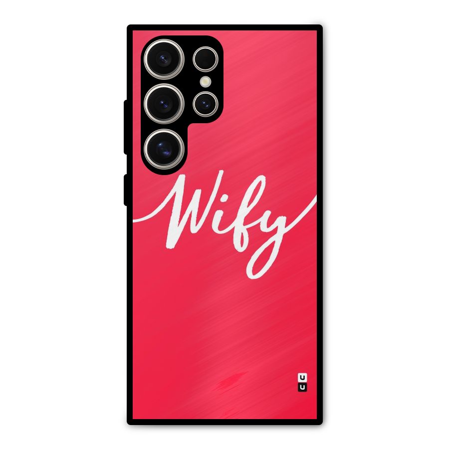Wify Metal Back Case for Galaxy S24 Ultra