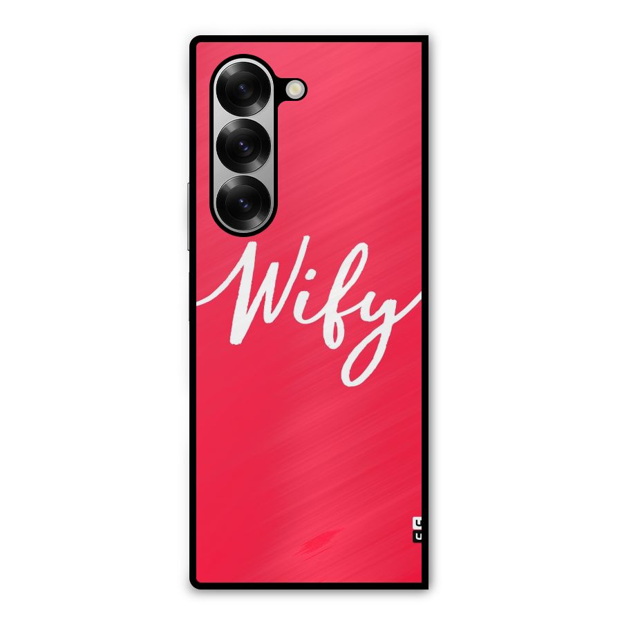 Wify Metal Back Case for Galaxy Z Fold6