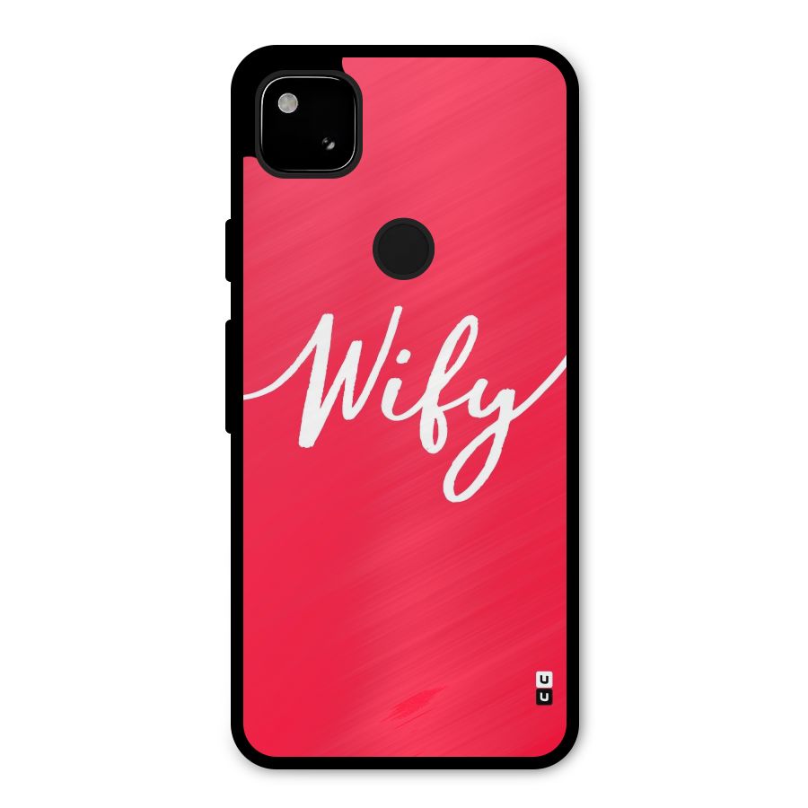 Wify Metal Back Case for Google Pixel 4a