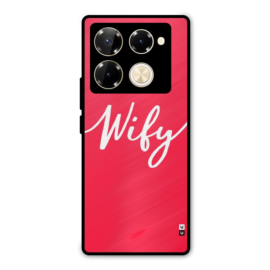 Wify Metal Back Case for Infinix Note 40 Pro Plus