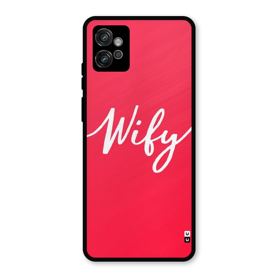 Wify Metal Back Case for Moto G32