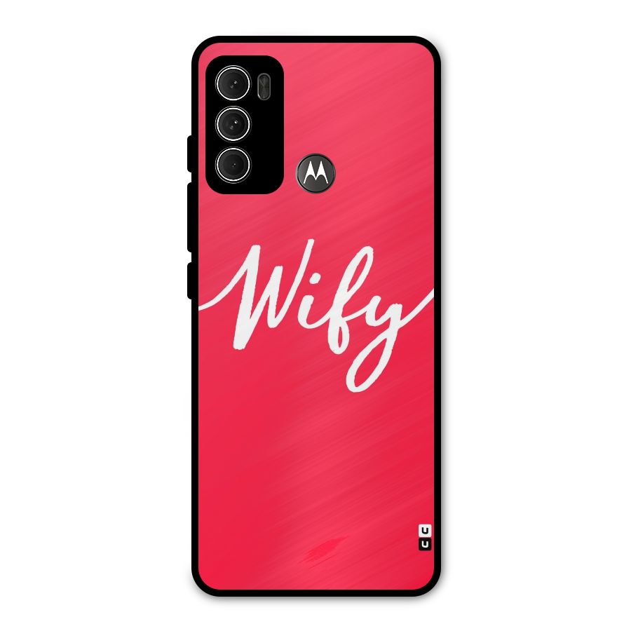 Wify Metal Back Case for Moto G60