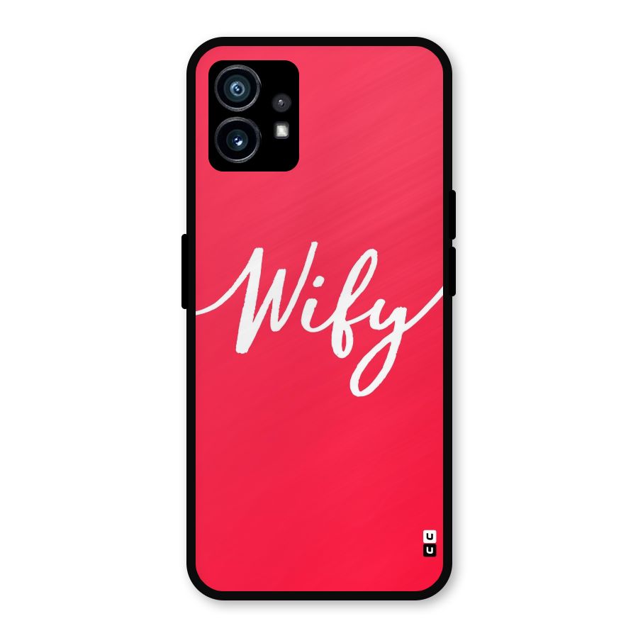 Wify Metal Back Case for Nothing Phone 1