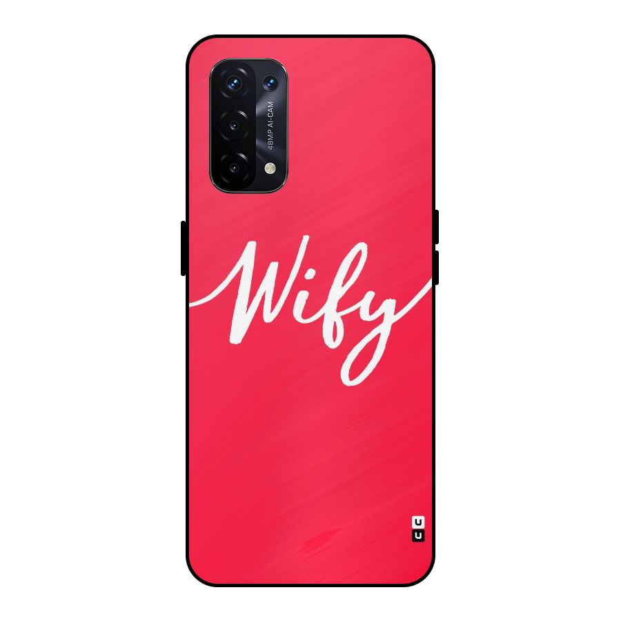 Wify Metal Back Case for Oppo A74 5G