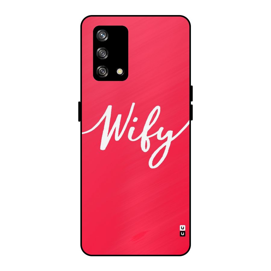 Wify Metal Back Case for Oppo F19
