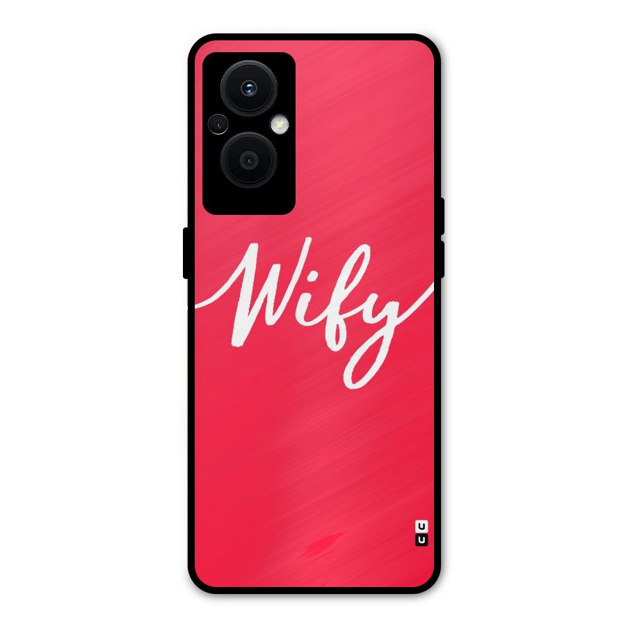Wify Metal Back Case for Oppo F21s Pro 5G