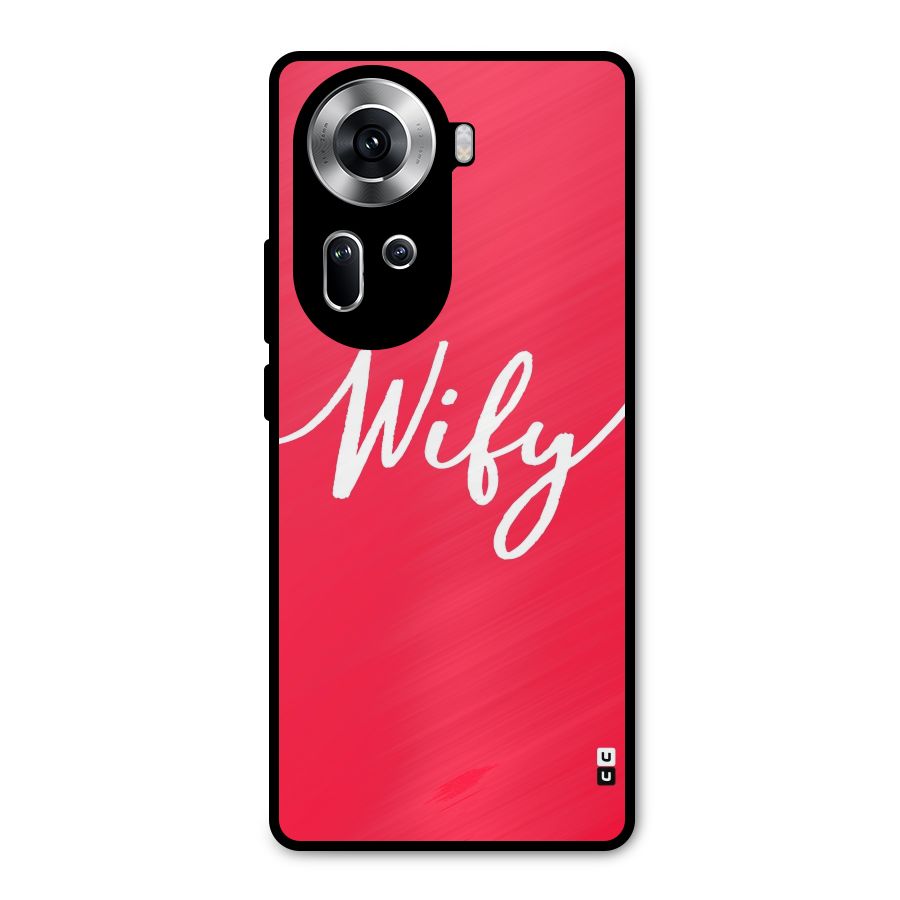 Wify Metal Back Case for Oppo Reno11 5G