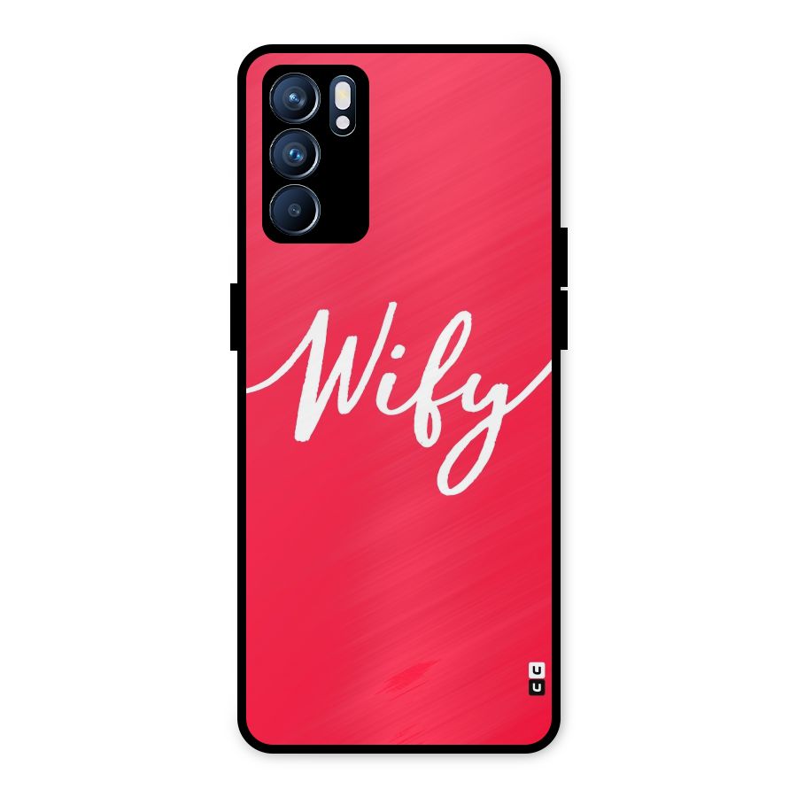 Wify Metal Back Case for Oppo Reno6 5G