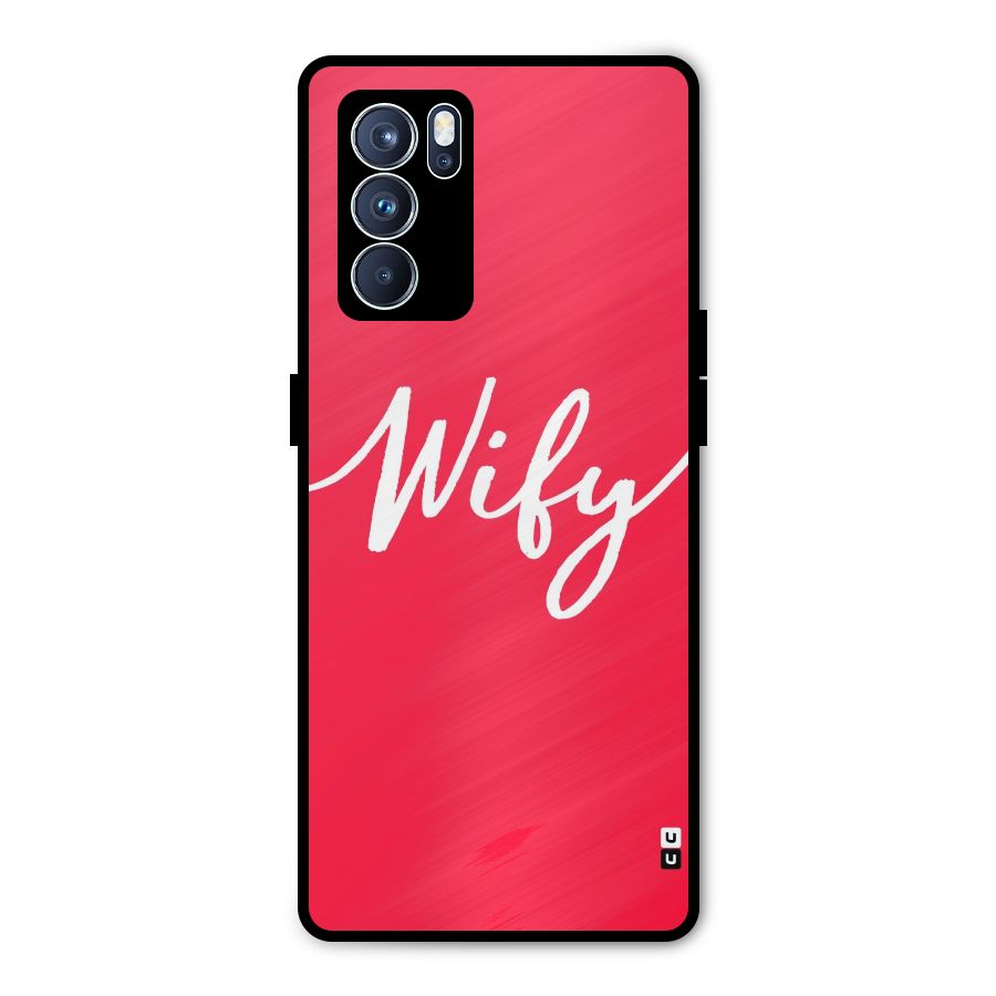 Wify Metal Back Case for Oppo Reno6 Pro 5G