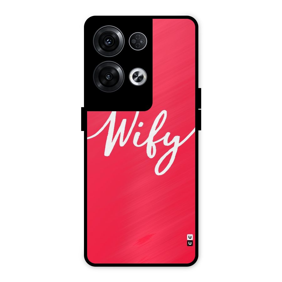 Wify Metal Back Case for Oppo Reno8 Pro 5G