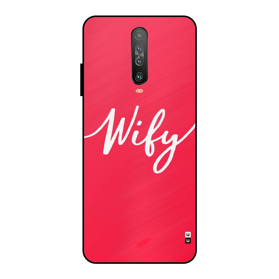 Wify Metal Back Case for Poco X2