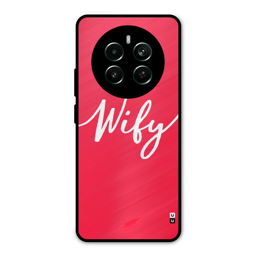 Wify Metal Back Case for Realme 12 Pro Plus