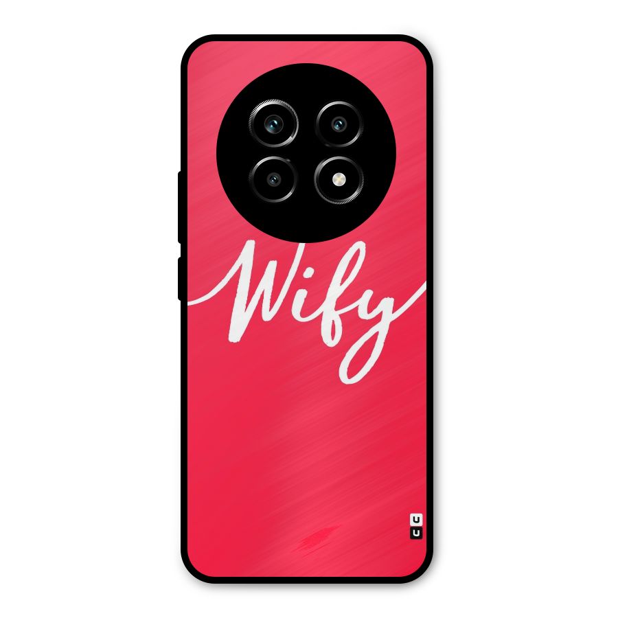 Wify Metal Back Case for Realme 13 Pro